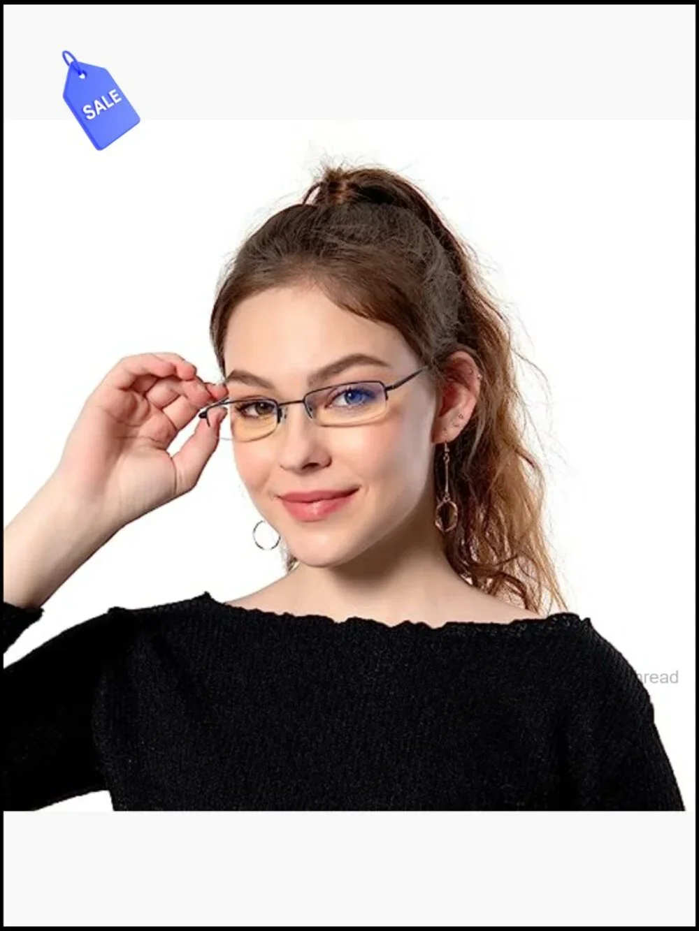2-Pack Blue Light Blocking Reading Glasses with Hard Cases